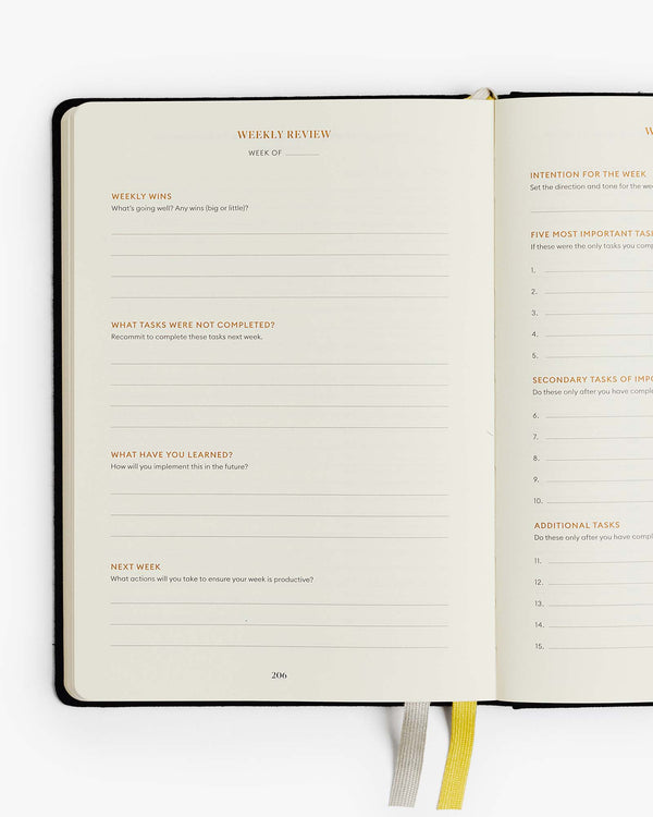 Journal Black Productivity Planner 9780991846221