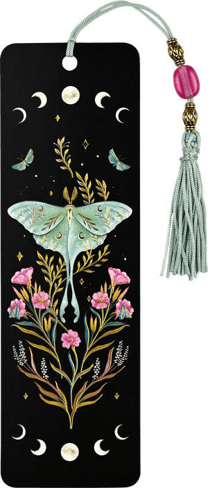 Luna Moth Beaded Bookmark 09781441343864