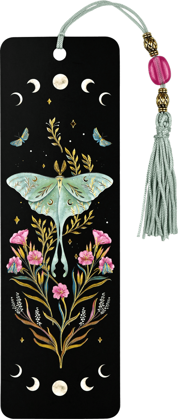 Luna Moth Beaded Bookmark 09781441343864