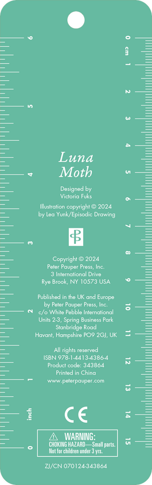 Luna Moth Beaded Bookmark 09781441343864