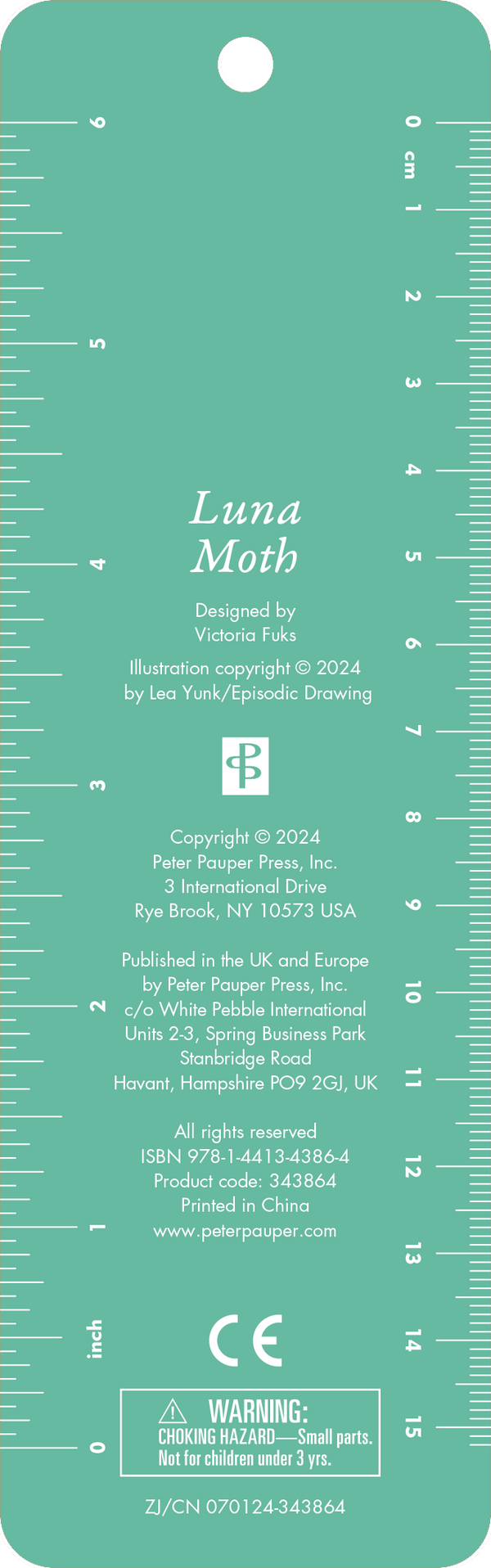 Luna Moth Beaded Bookmark 09781441343864