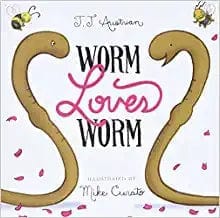 New Book Austrian, J J  - Worm Loves Worm - Hardcover 9780062386335