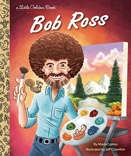 New Book Bob Ross: A Little Golden Book Biography 9780593568255