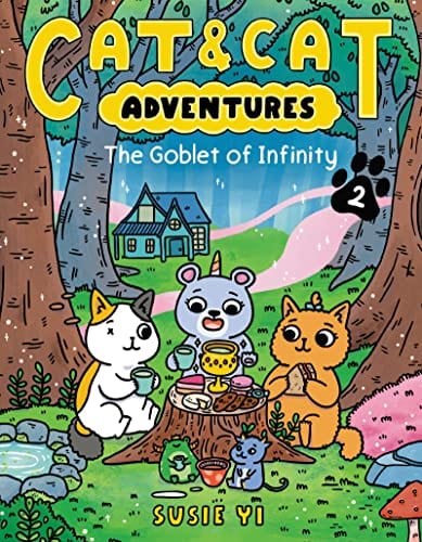 New Book Cat & Cat Adventures: The Goblet of Infinity (Cat & Cat Adventures, 2)  - Paperback 9780063083837