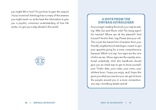 New Book Dirtbag Astrology by Alberto Toribio 9781454945529