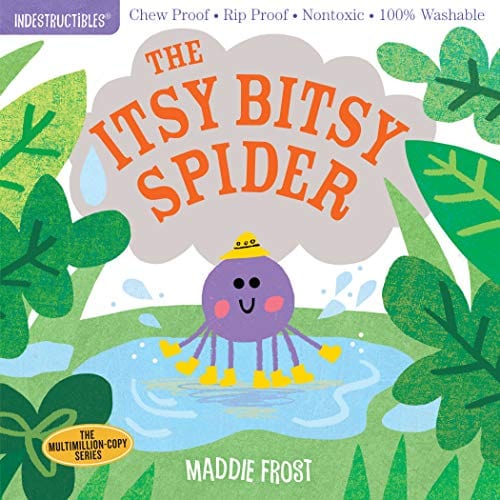 New Book Indestructibles: The Itsy Bitsy Spider: Chew Proof · Rip Proof · Nontoxic · 100% Washable (Book for Babies, Newborn Books, Safe to Chew)  - Paperback 9781523505098