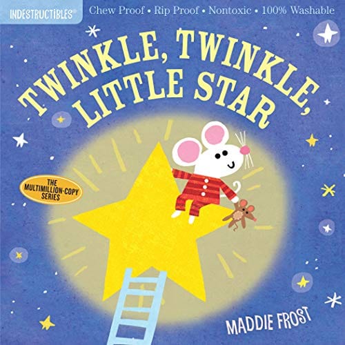 New Book Indestructibles: Twinkle, Twinkle, Little Star: Chew Proof · Rip Proof · Nontoxic · 100% Washable (Book for Babies, Newborn Books, Safe to Chew)  - Paperback 9781523505111