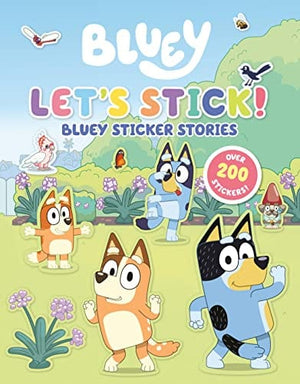 New Book Let's Stick!: Bluey Sticker Stories 9780593659526