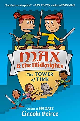 New Book Max and the Midknights: The Tower of Time (Max & The Midknights) - Hardcover 9780593377895