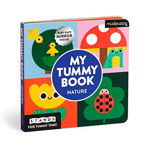 New Book Nature – My Tummy Sturdy Fold Out Board Book With Baby Safe Mirror 9780735377486