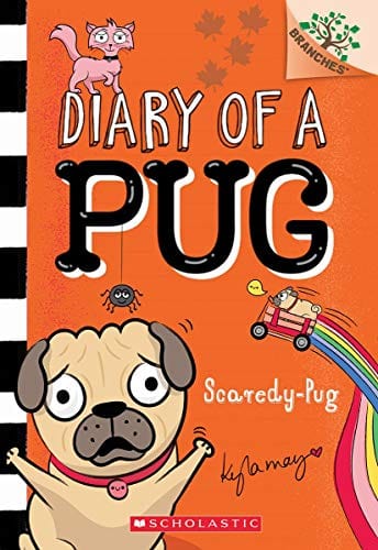 New Book Scaredy-Pug: A Branches Book (Diary of a Pug #5) (5)  - Paperback 9781338713442