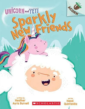 New Book Sparkly New Friends: An Acorn Book (Unicorn and Yeti #1)  - Paperback 9781338329018
