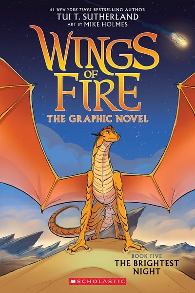 New Book The Brightest Night (Wings of Fire Graphic Novel #5): A Graphix Book (Wings of Fire Graphix)  - Paperback 9781338730852