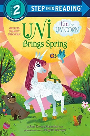 New Book Uni Brings Spring (Uni the Unicorn) (Step into Reading)  - Paperback 9780593178065