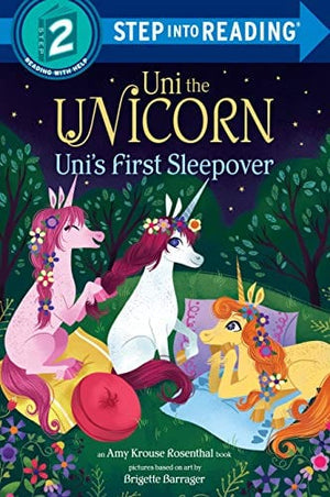 New Book Uni the Unicorn Uni's First Sleepover (Step into Reading)  - Paperback 9781984850232