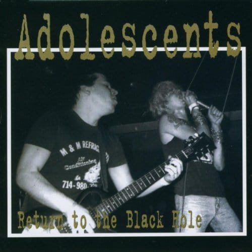 New Vinyl Adolescents - Return To The Black Hole LP NEW YELLOW VINYL 10024748