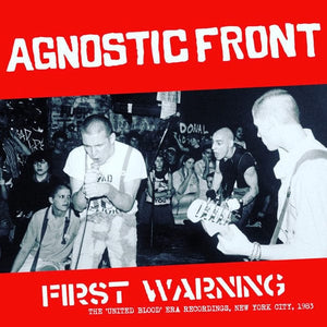 New Vinyl Agnostic Front - First Warning: The 