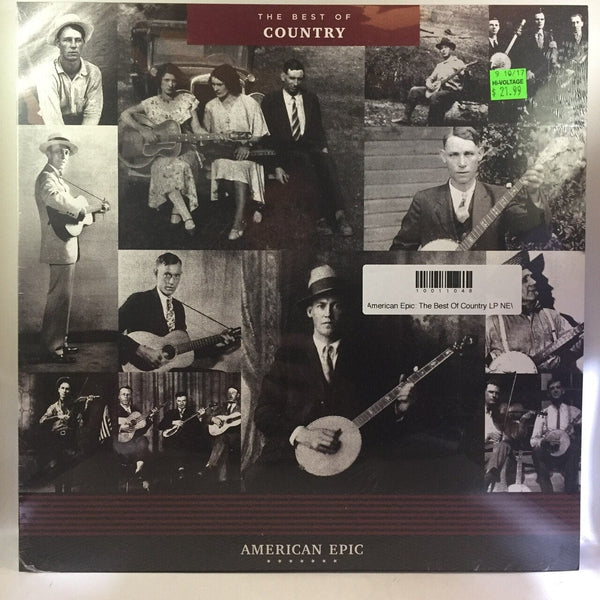 New Vinyl American Epic: The Best Of Country LP NEW 10011048