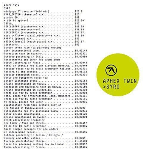 New Vinyl Aphex Twin - Syro 3LP NEW 10000421