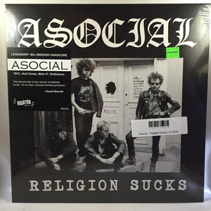 New Vinyl Asocial - Religion Sucks LP NEW 10007693