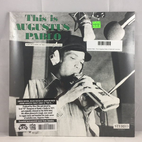New Vinyl Augustus Pablo - This Is Augustus Pablo LP NEW GET ON DOWN 10011035
