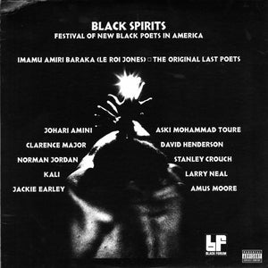 New Vinyl Black Spirits: Festival Of New Black Poets In America LP NEW 10027657