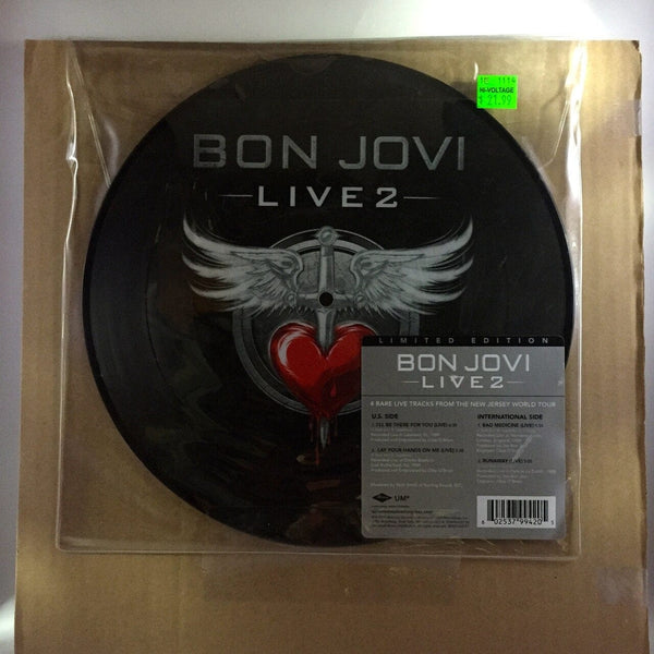 New Vinyl Bon Jovi - Live 2 EP NEW 10" LTD ED PICTURE DISC 10000933