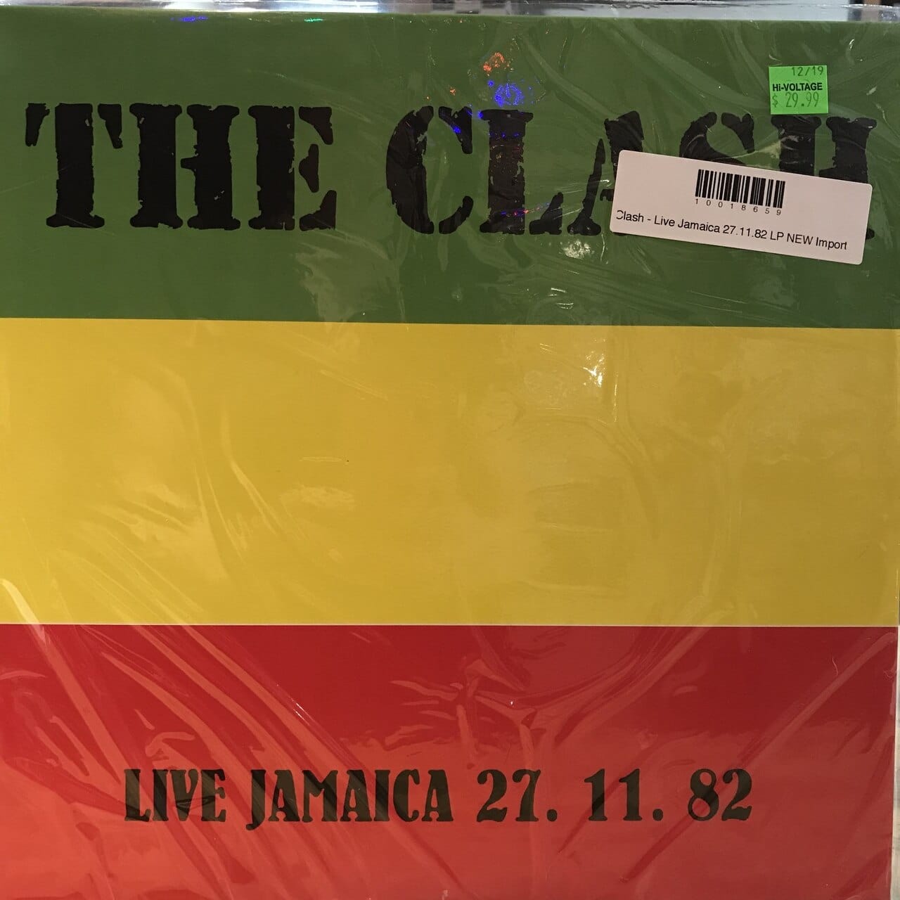 THE CLASH LIVE JAMAICA 27.11.82 レコード THE CLASH LIVE JAMAICA