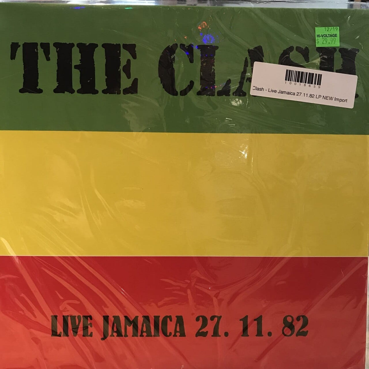 Clash - Live Jamaica 27.11.82 LP NEW Import – Hi-Voltage Records