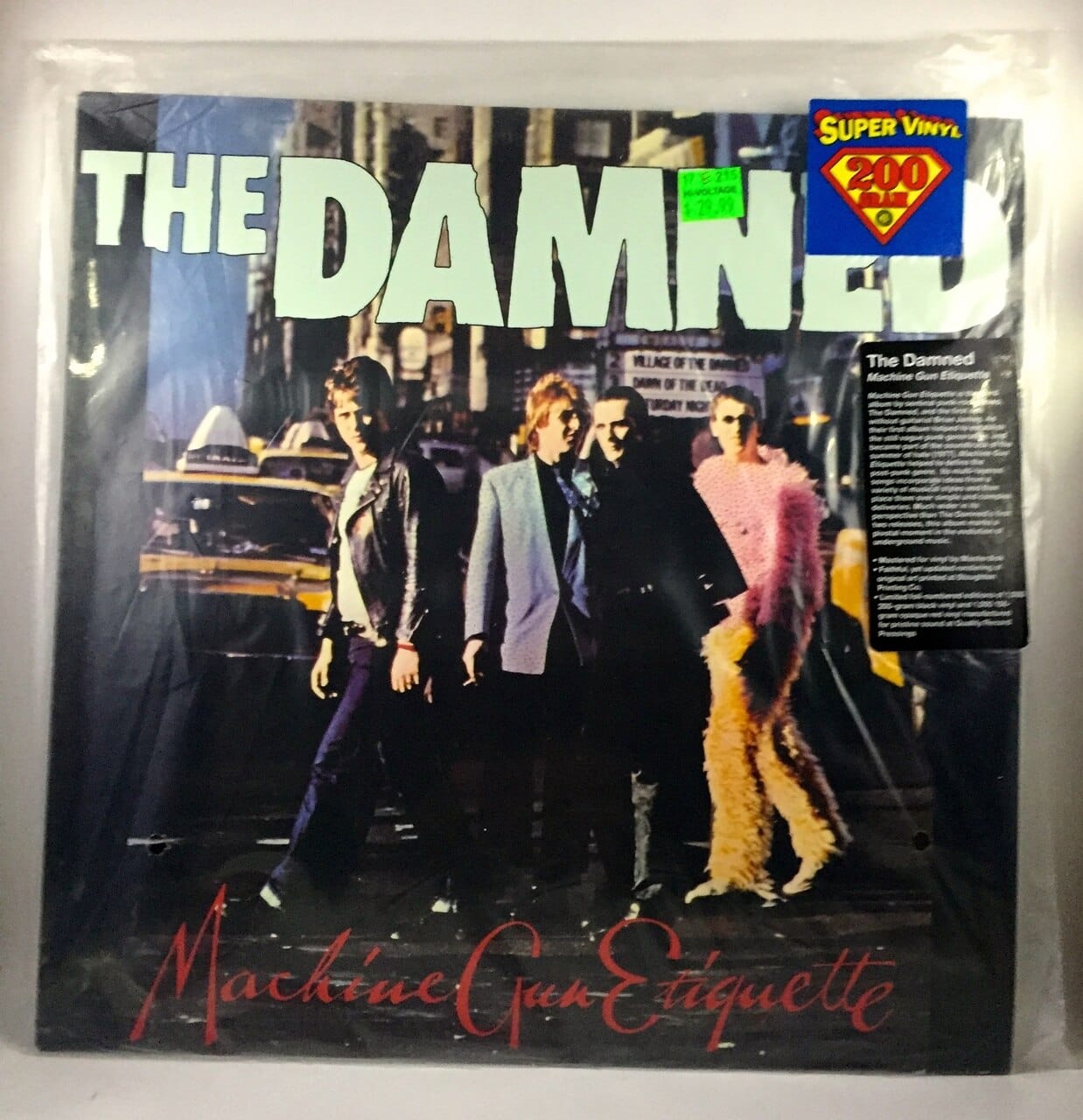 LP：THE DAMNED MACHINE GUN ETIQUETTE マシンガン・エチケット ダムド：帯付：YX-7253-CW DAMNED - Machine Gun Etiquette - 25th Anniversary Edition -