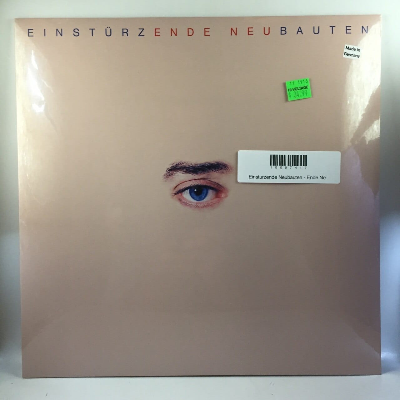 Einsturzende Neubauten - Ende Neu LP NEW – Hi-Voltage Records