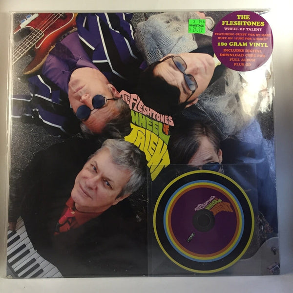 New Vinyl Fleshtones - Wheel of Talent LP NEW W- CD & MP3 10001889