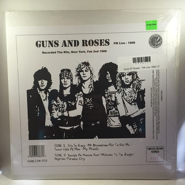 New Vinyl Guns N' Roses - FM Live 1988 LP NEW 10008434