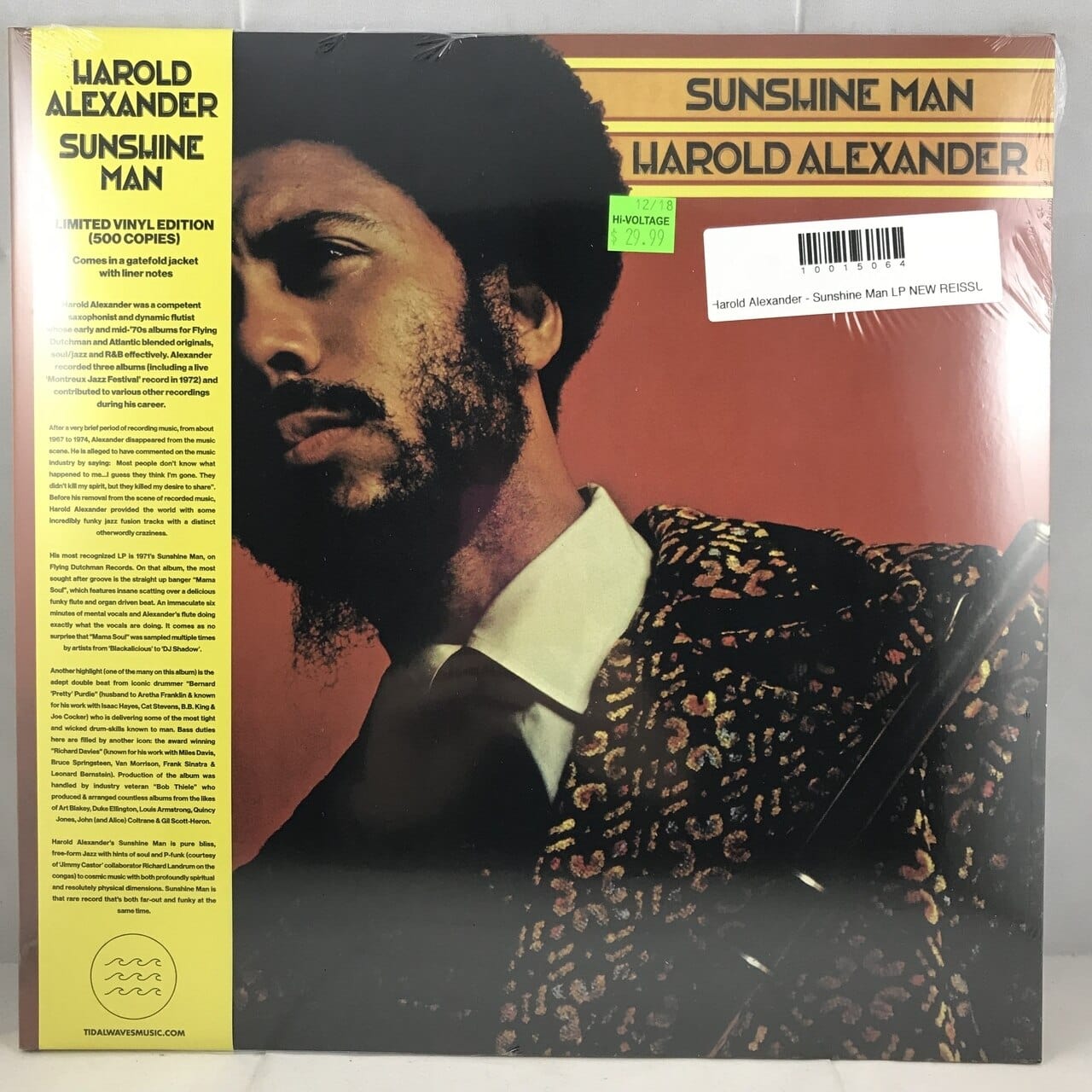 Sunshine Harold Man Alexander – | - LP Vinyl US Discogs Alexander