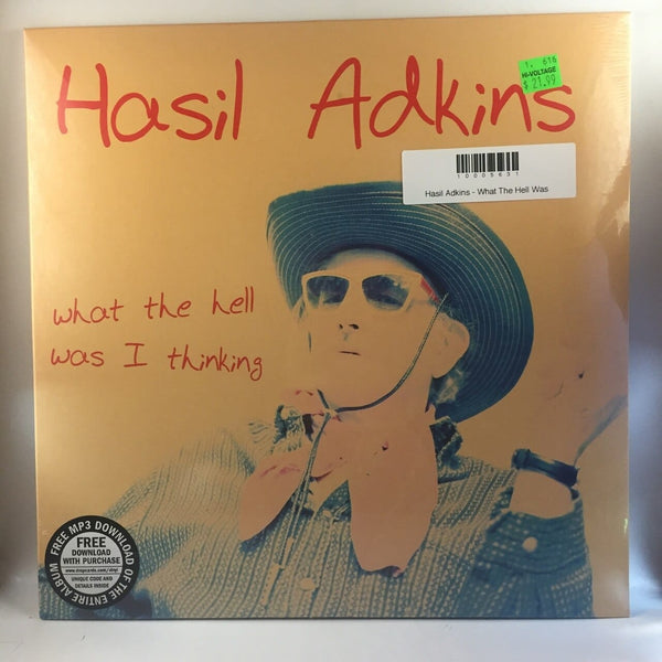 New Vinyl Hasil Adkins - What The Hell Was I Thinking LP NEW 10005631