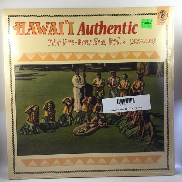 New Vinyl Hawai'i Authentic - The Pre-War Era, Vol. 2 LP NEW 10007427