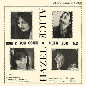 New Vinyl Hazel Dickens & Alice Gerrard - Won't You Come and Sing For Me? LP NEW 10028359