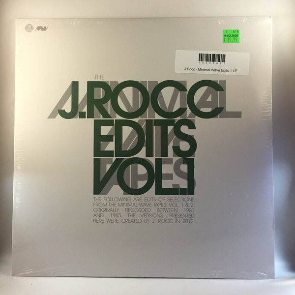 New Vinyl J Rocc - Minimal Wave Edits 1 LP NEW 10005687