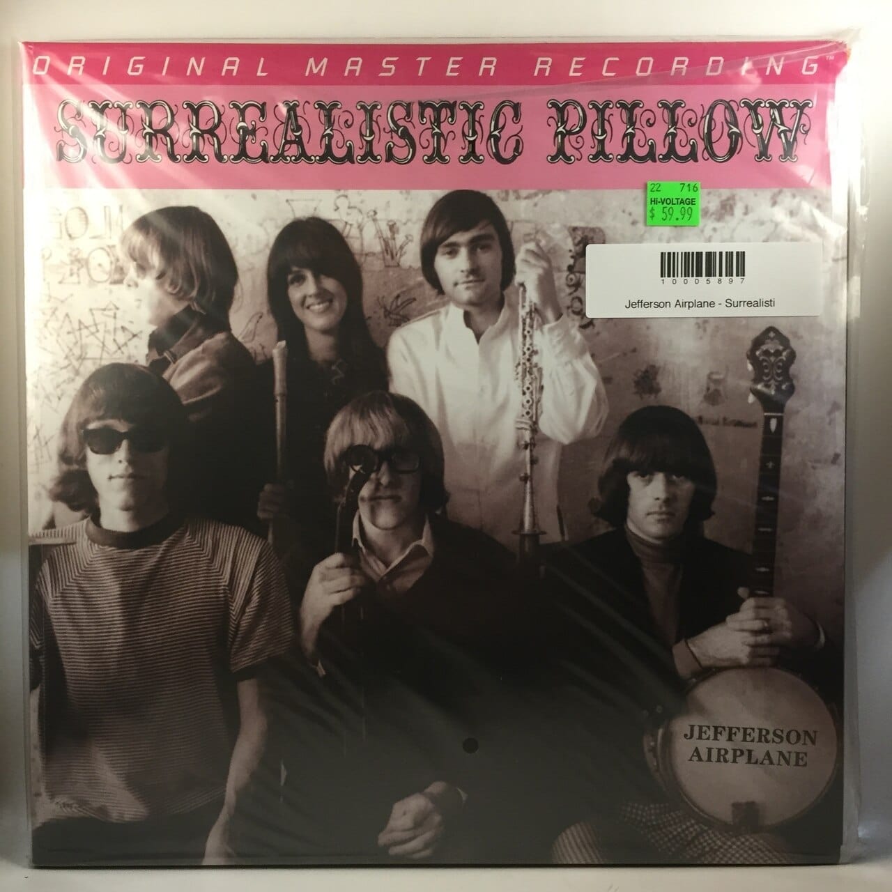 Jefferson Airplane - Surrealistic Pillow 2LP NEW 45RPM MONO