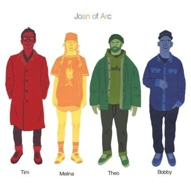 New Vinyl Joan of Arc - Tim Melina Theo Bobby LP NEW Colored Vinyl 10021405