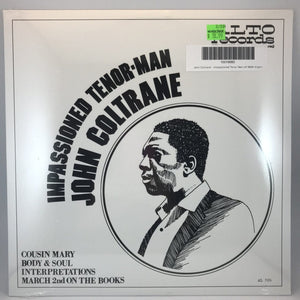 New Vinyl John Coltrane - Impassioned Tenor Man LP NEW Import 10019085