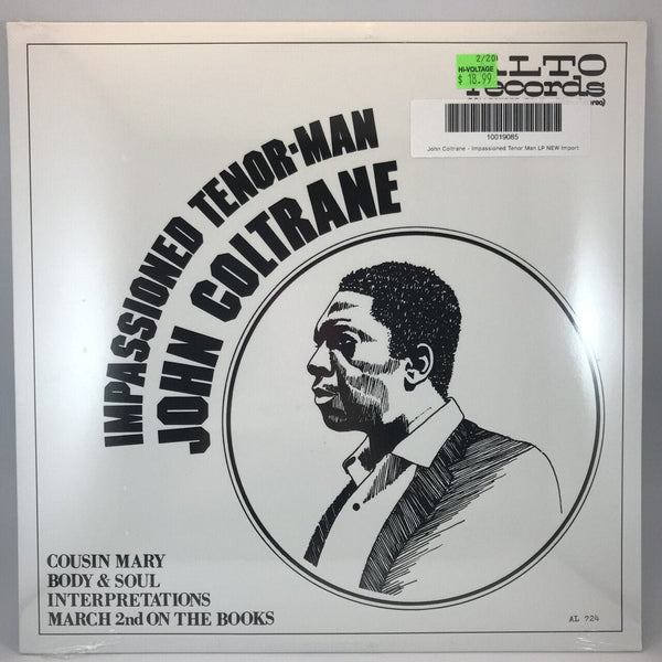 New Vinyl John Coltrane - Impassioned Tenor Man LP NEW Import 10019085