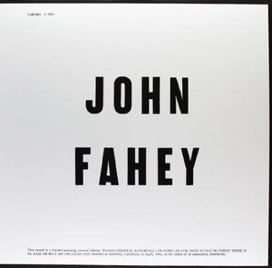 New Vinyl John Fahey - Blind Joe Death LP NEW Reissue 10000405