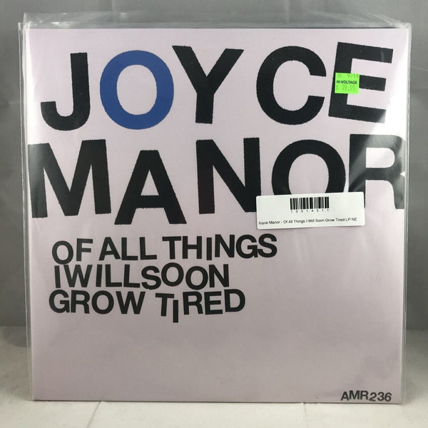 New Vinyl Joyce Manor - Of All Things I Will Soon Grow Tired LP NEW 10014311