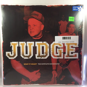 New Vinyl Judge - What It Meant: Complete Discography 2LP NEW Colored Vinyl 90000036