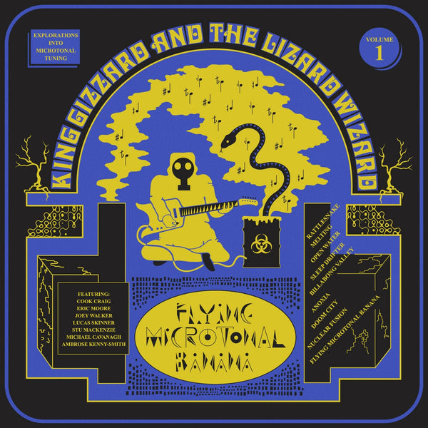 New Vinyl King Gizzard & The Lizard Wizard - Flying Microtonal Banana LP NEW COLOR VINYL 10008075