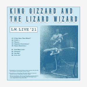 New Vinyl King Gizzard & The Lizard Wizard - L.W. Live in Australia LP NEW CLEAR VINYL 10024947