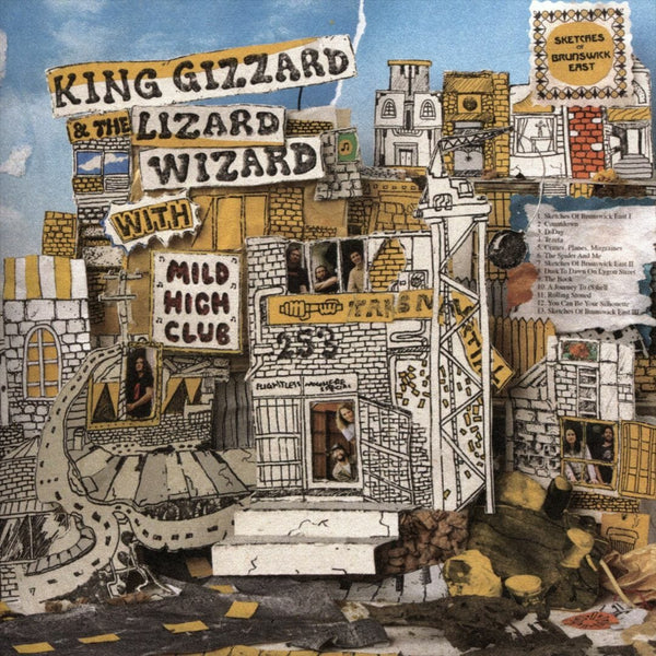 New Vinyl King Gizzard & the Lizard Wizard - Sketches Of Brunswick East LP NEW Yellow w- Blue Splatter Vinyl 10020318