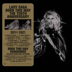 New Vinyl Lady Gaga - Born This Way The Tenth Anniversary 3LP NEW 10025177