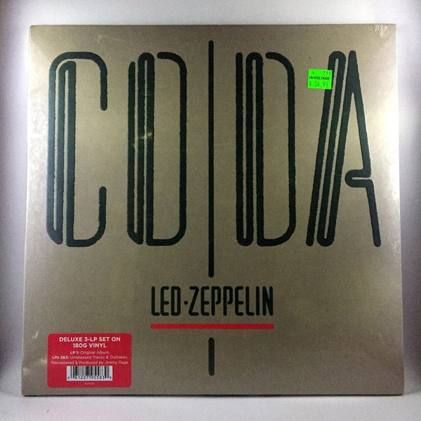 New Vinyl Led Zeppelin - CODA 3LP Deluxe Reissue NEW Unreleased Tracks & Outtakes 180G 10002524